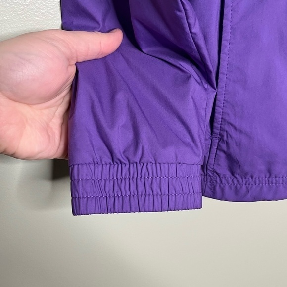 Adidas Women’s Windbreaker Jacket Full Zip in Purple Size Medium - Picture 8 of 9